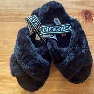 BCBG génération fur slippers